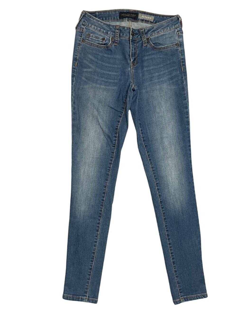Aeropostale Jegging Jeans Women's Size 2 Regular Stretch Denim Low Rise Classic